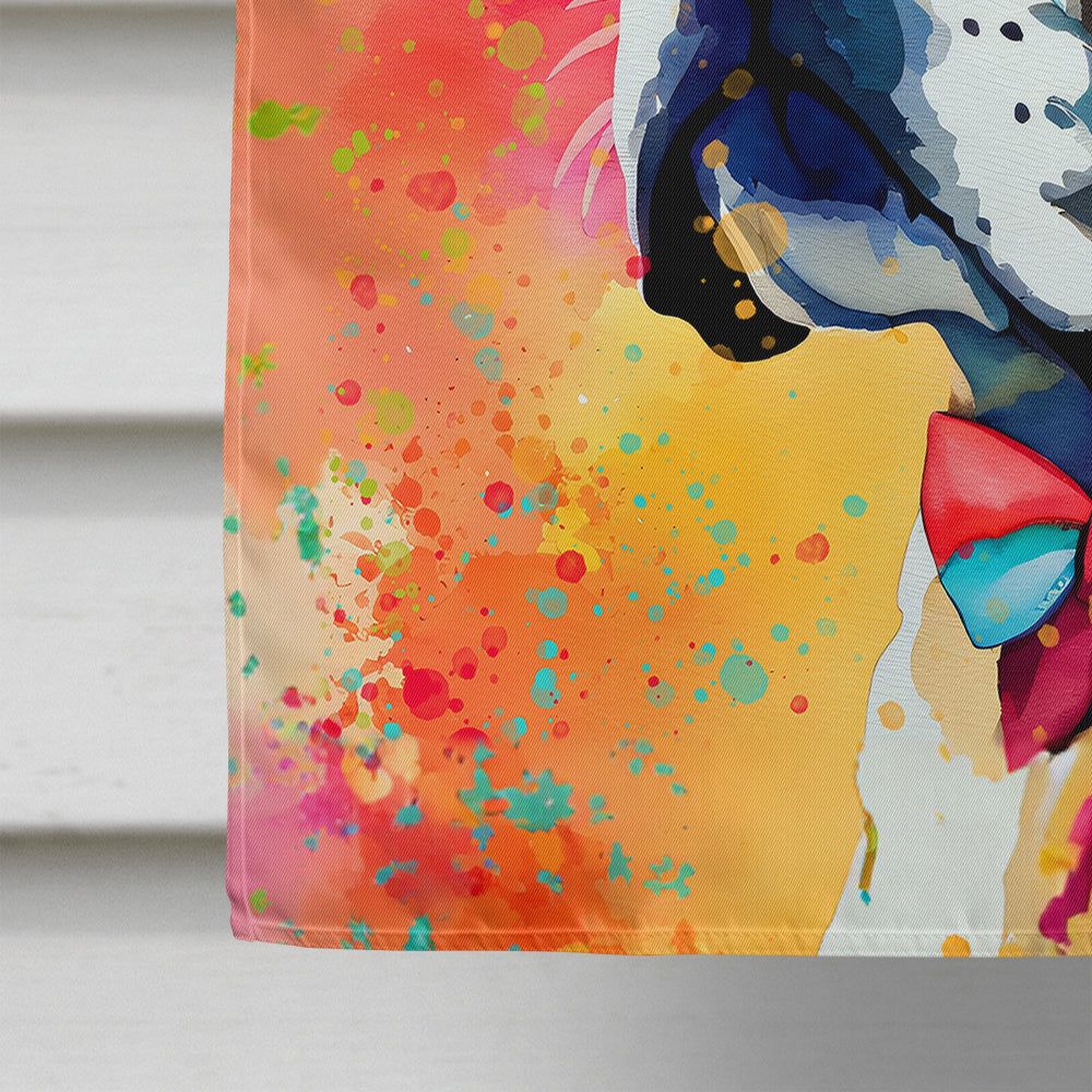 Boxer Hippie Dawg House Flag