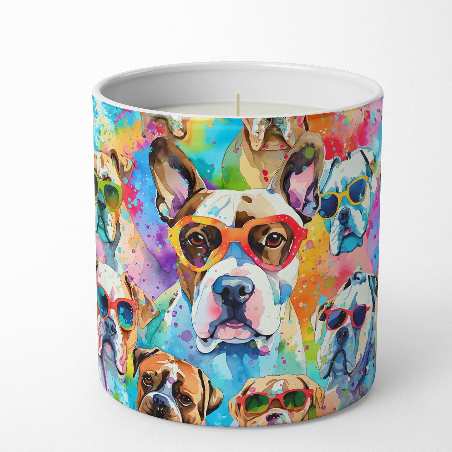 Boxer Hippie Dawg Decorative Soy Candle