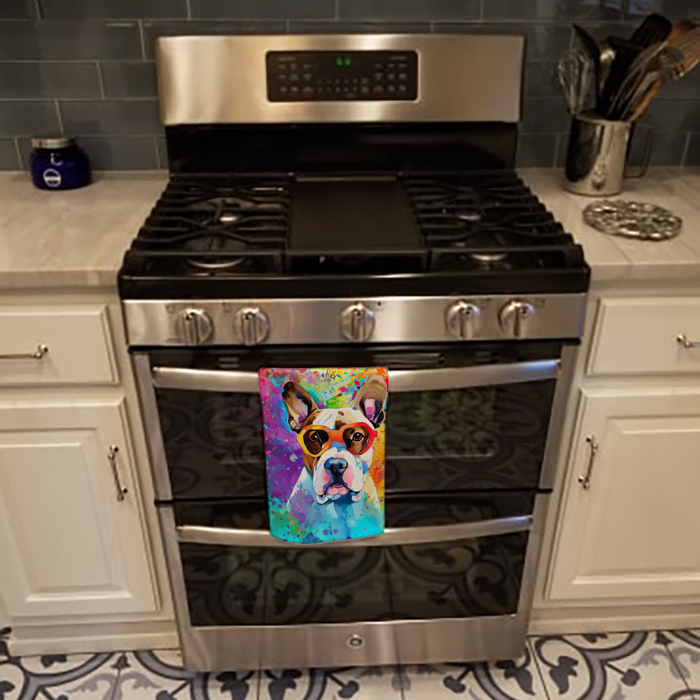Boxer Hippie Dawg Kitchen Towel