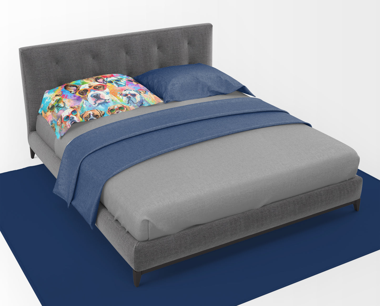 Boxer Hippie Dawg Standard Pillowcase