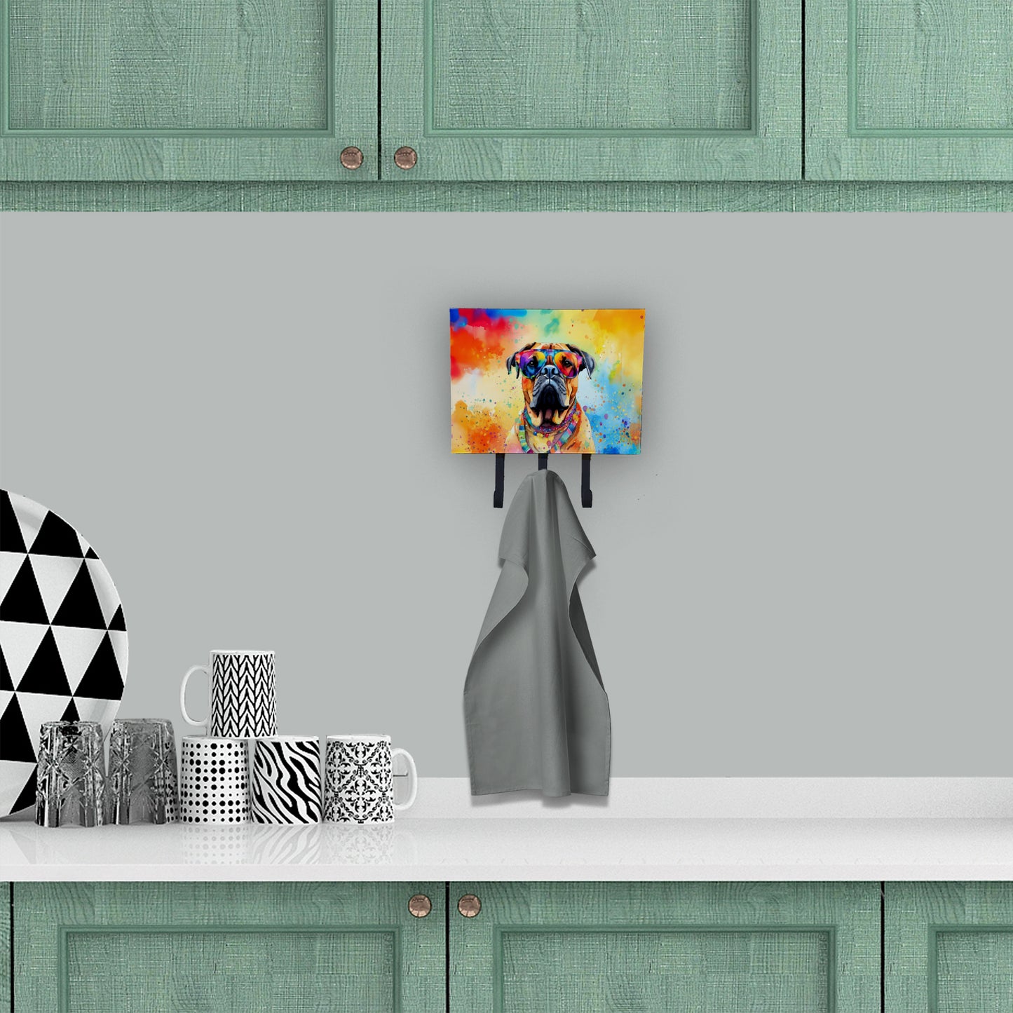 Bullmastiff Hippie Dawg Leash or Key Holder