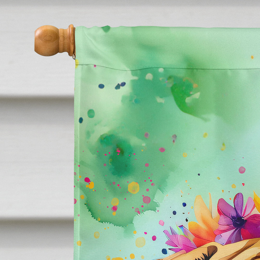 Bullmastiff Hippie Dawg House Flag