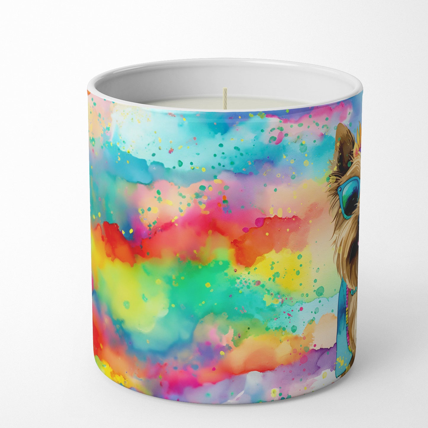 Buy this Cairn Terrier Hippie Dawg Decorative Soy Candle