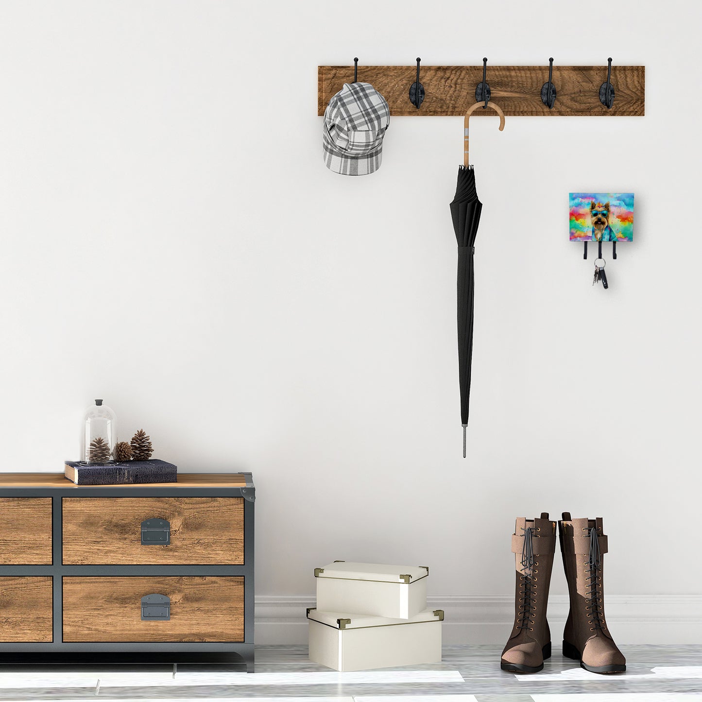 Cairn Terrier Hippie Dawg Leash or Key Holder