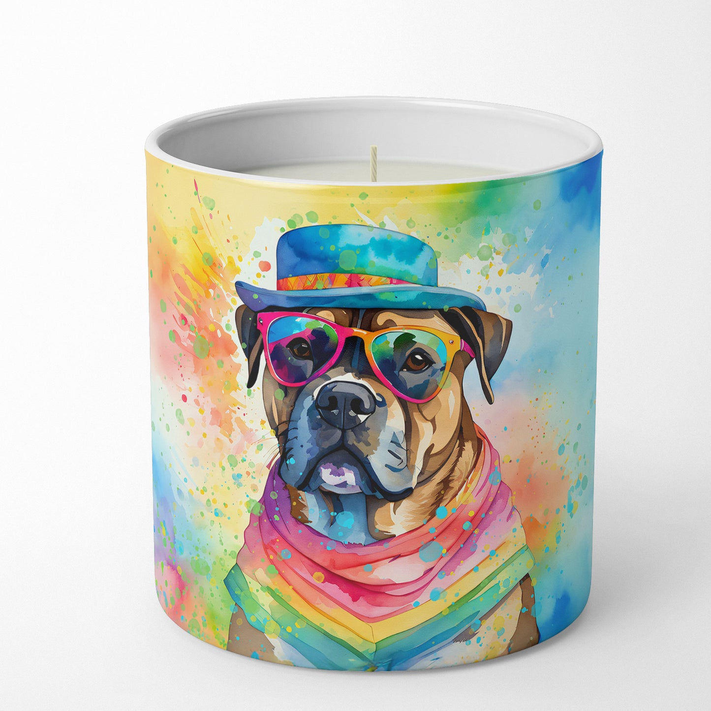 Cane Corso Hippie Dawg Decorative Soy Candle