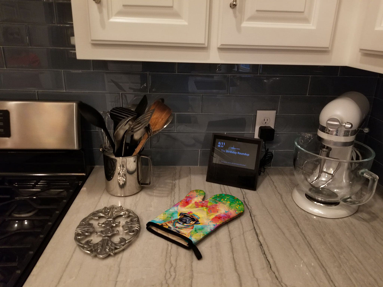 Cane Corso Hippie Dawg Oven Mitt