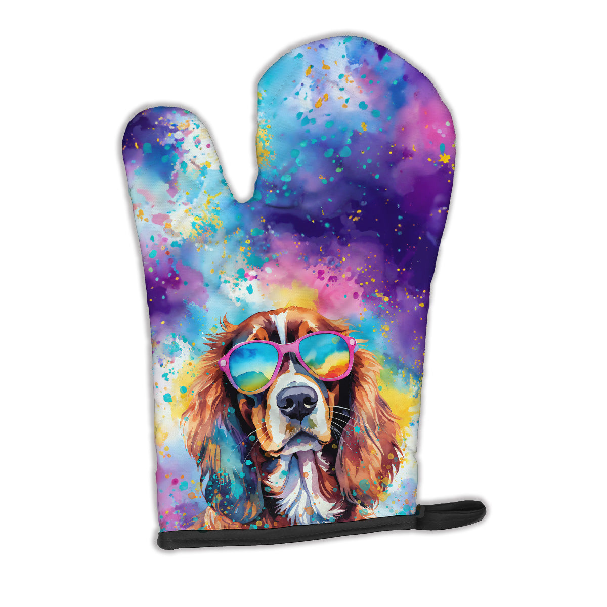 Buy this Cavalier Spaniel Hippie Dawg Oven Mitt