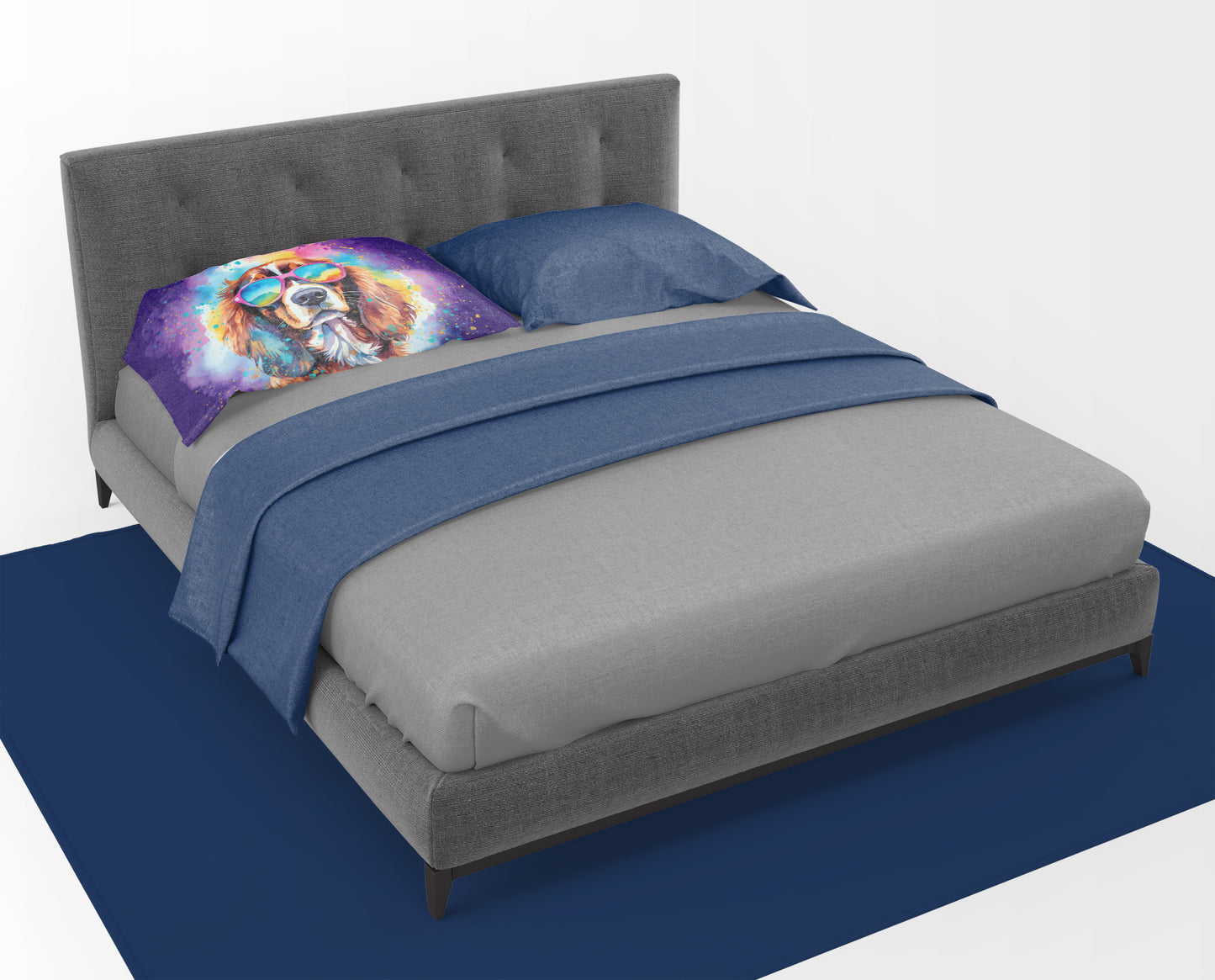 Cavalier Spaniel Hippie Dawg Standard Pillowcase