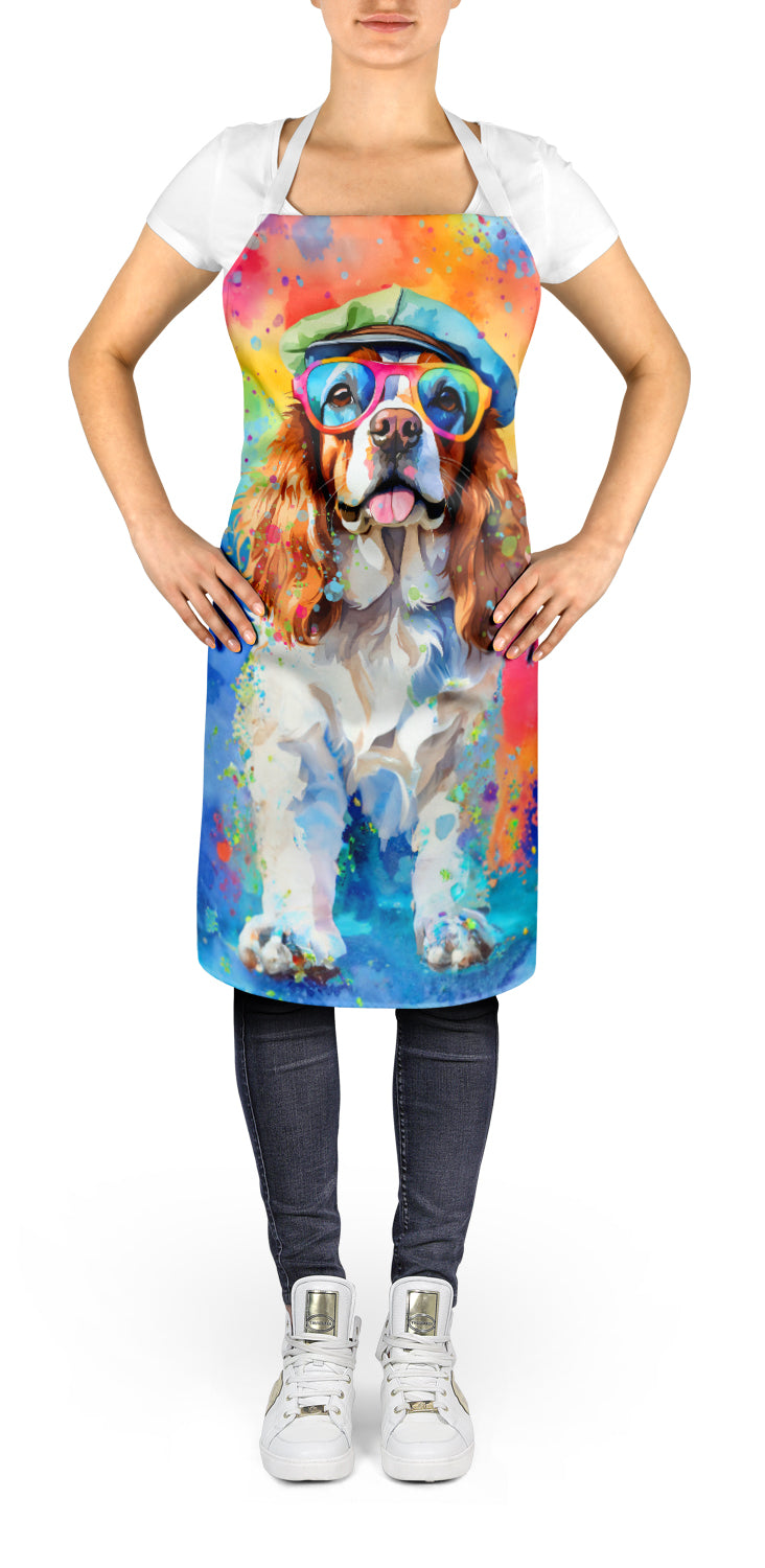 Cavalier Spaniel Hippie Dawg Apron