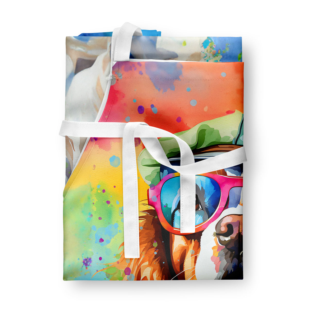 Cavalier Spaniel Hippie Dawg Apron