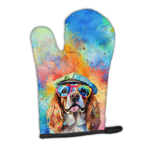 Buy this Cavalier Spaniel Hippie Dawg Oven Mitt