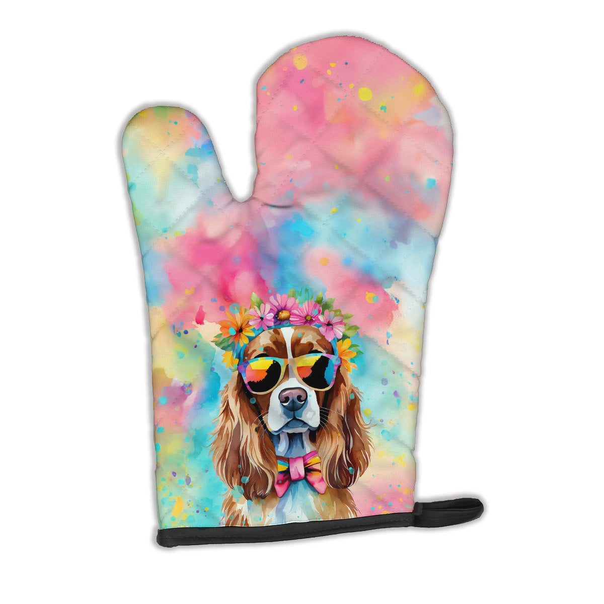 Buy this Cavalier Spaniel Hippie Dawg Oven Mitt