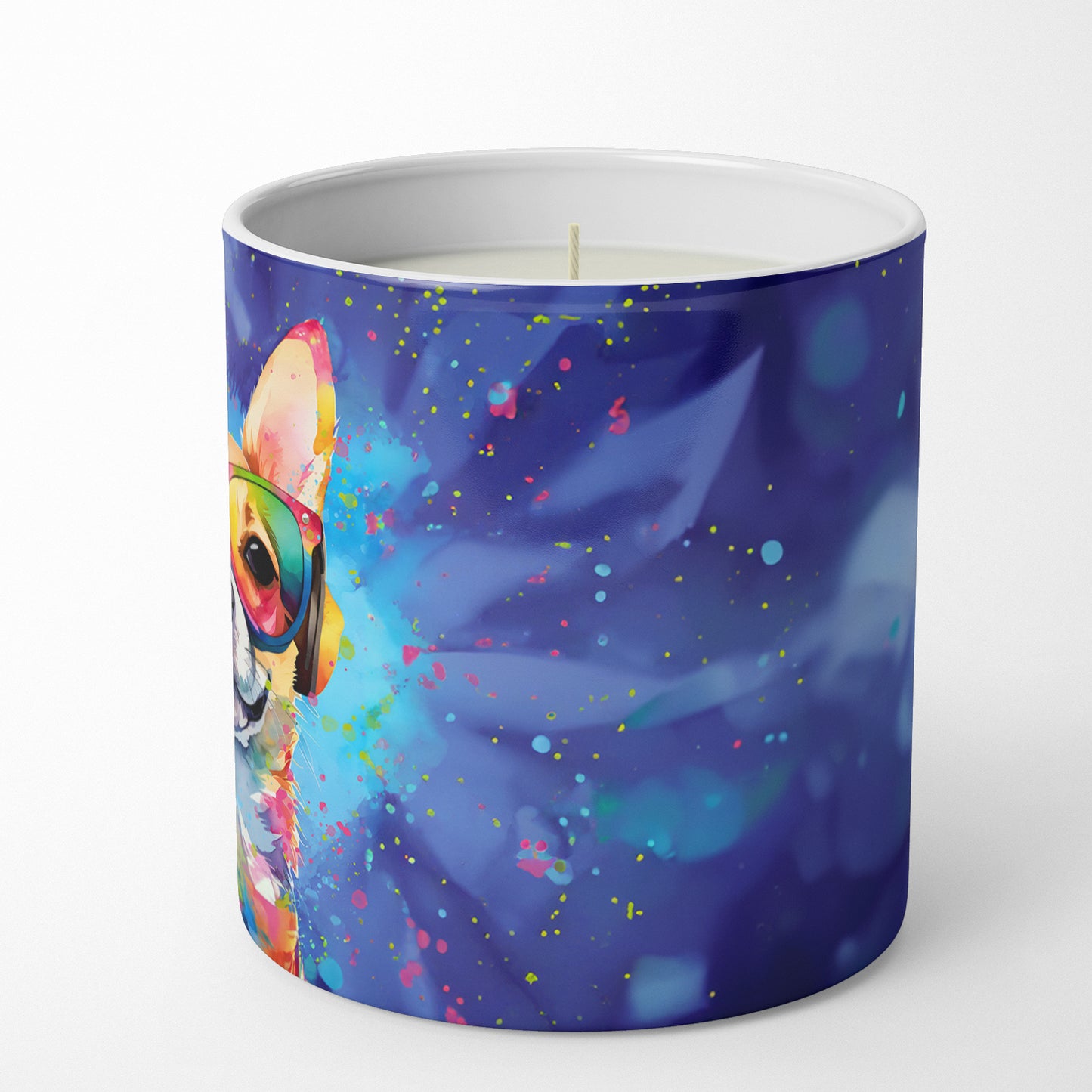 Chihuahua Hippie Dawg Decorative Soy Candle