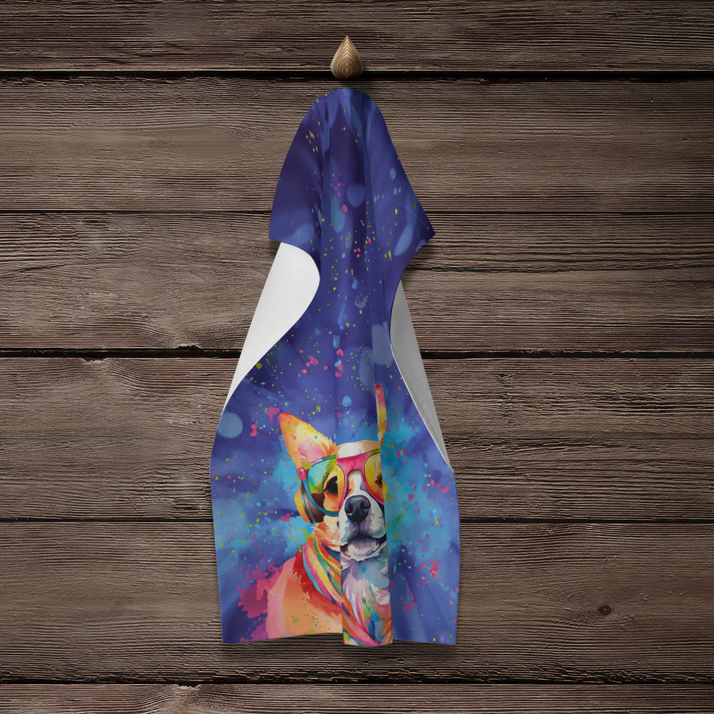 Chihuahua Hippie Dawg Kitchen Towel