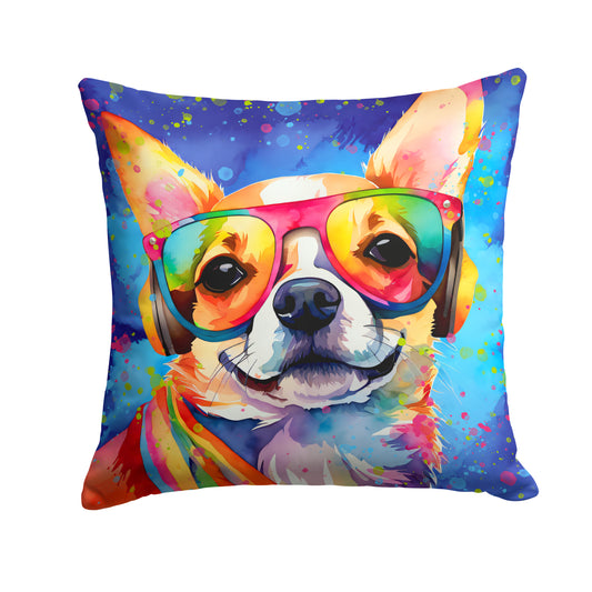 Buy this Chihuahua Hippie Dawg Throw Pillow