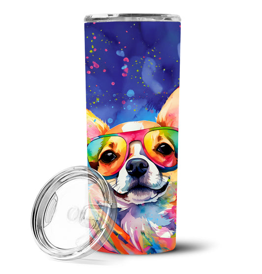 Buy this Chihuahua Hippie Dawg Stainless Steel Skinny Tumbler