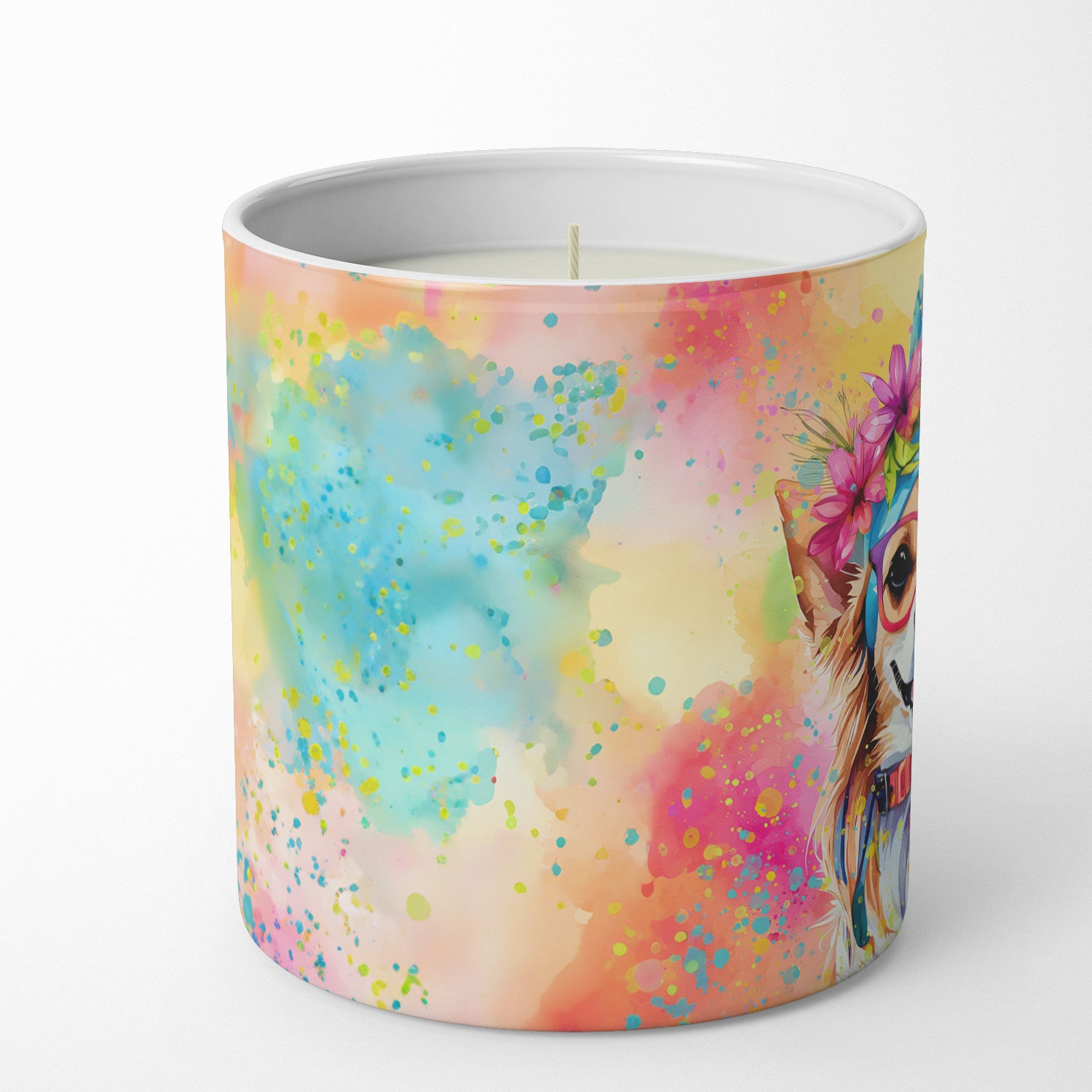 Buy this Chihuahua Hippie Dawg Decorative Soy Candle