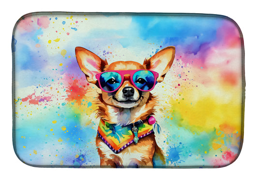 Buy this Chihuahua Hippie Dawg Dish Drying Mat