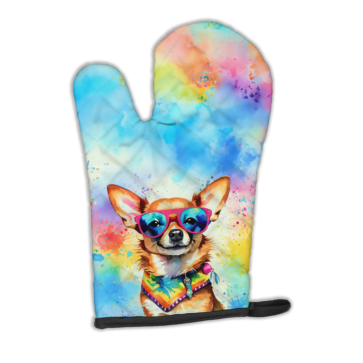 Buy this Chihuahua Hippie Dawg Oven Mitt