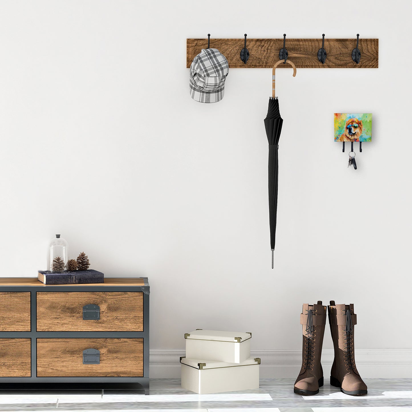 Chow Chow Hippie Dawg Leash or Key Holder