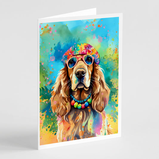 Buy this Cocker Spaniel Hippie Dawg Greeting Cards Pack of 8