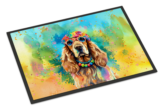 Buy this Cocker Spaniel Hippie Dawg Doormat