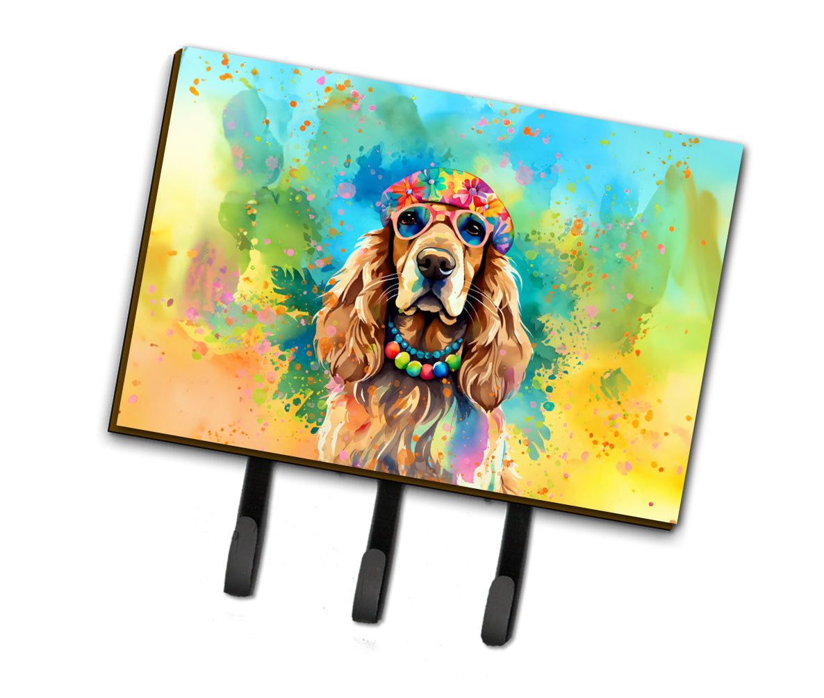 Buy this Cocker Spaniel Hippie Dawg Leash or Key Holder