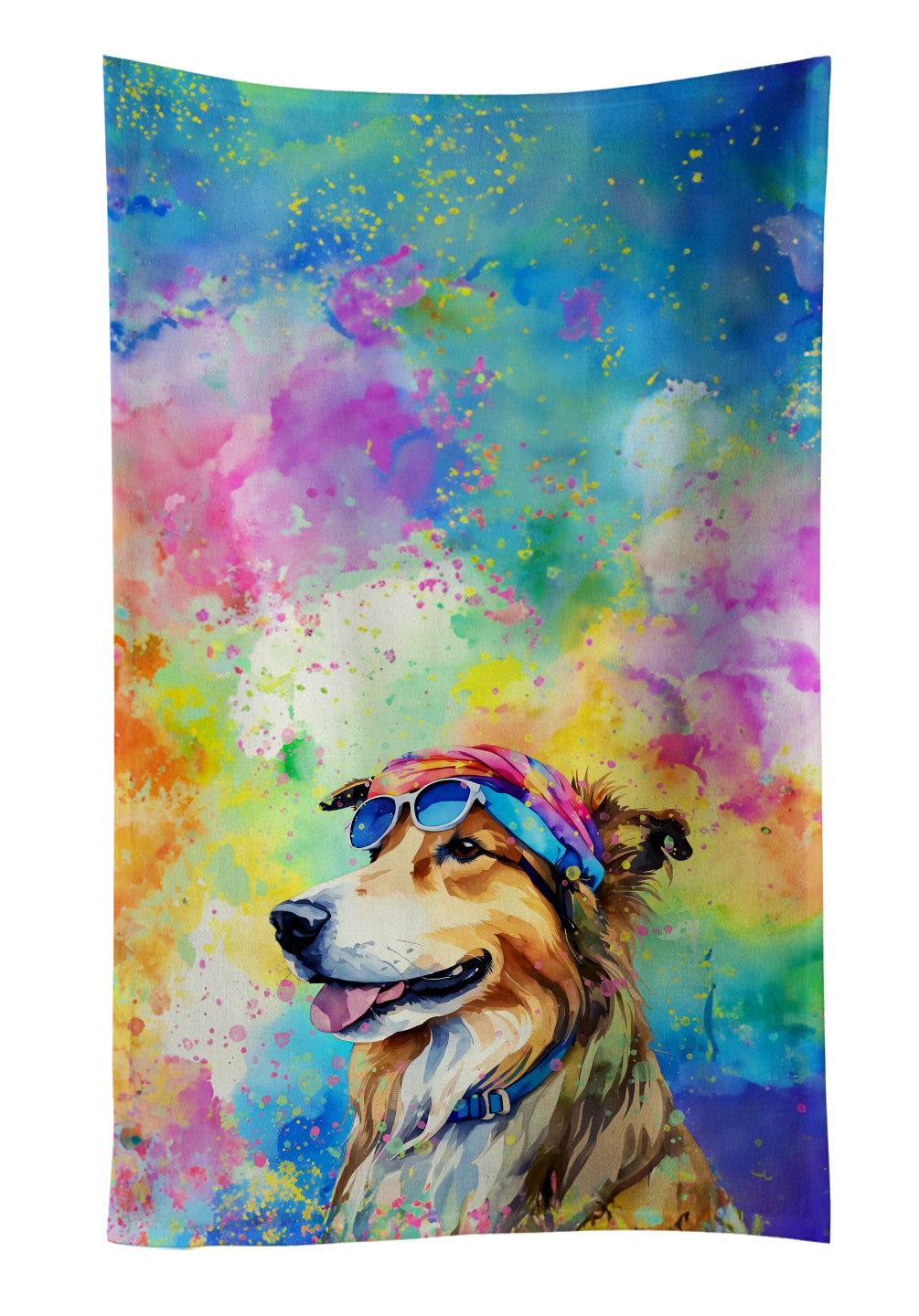 Buy this Collie Hippie Dawg Kitchen Towel