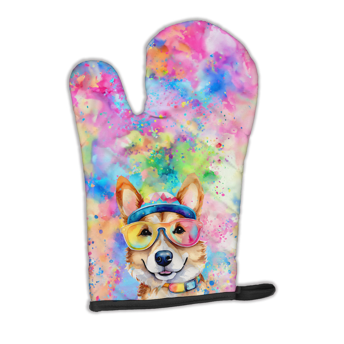 Buy this Corgi Hippie Dawg Oven Mitt