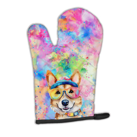 Buy this Corgi Hippie Dawg Oven Mitt
