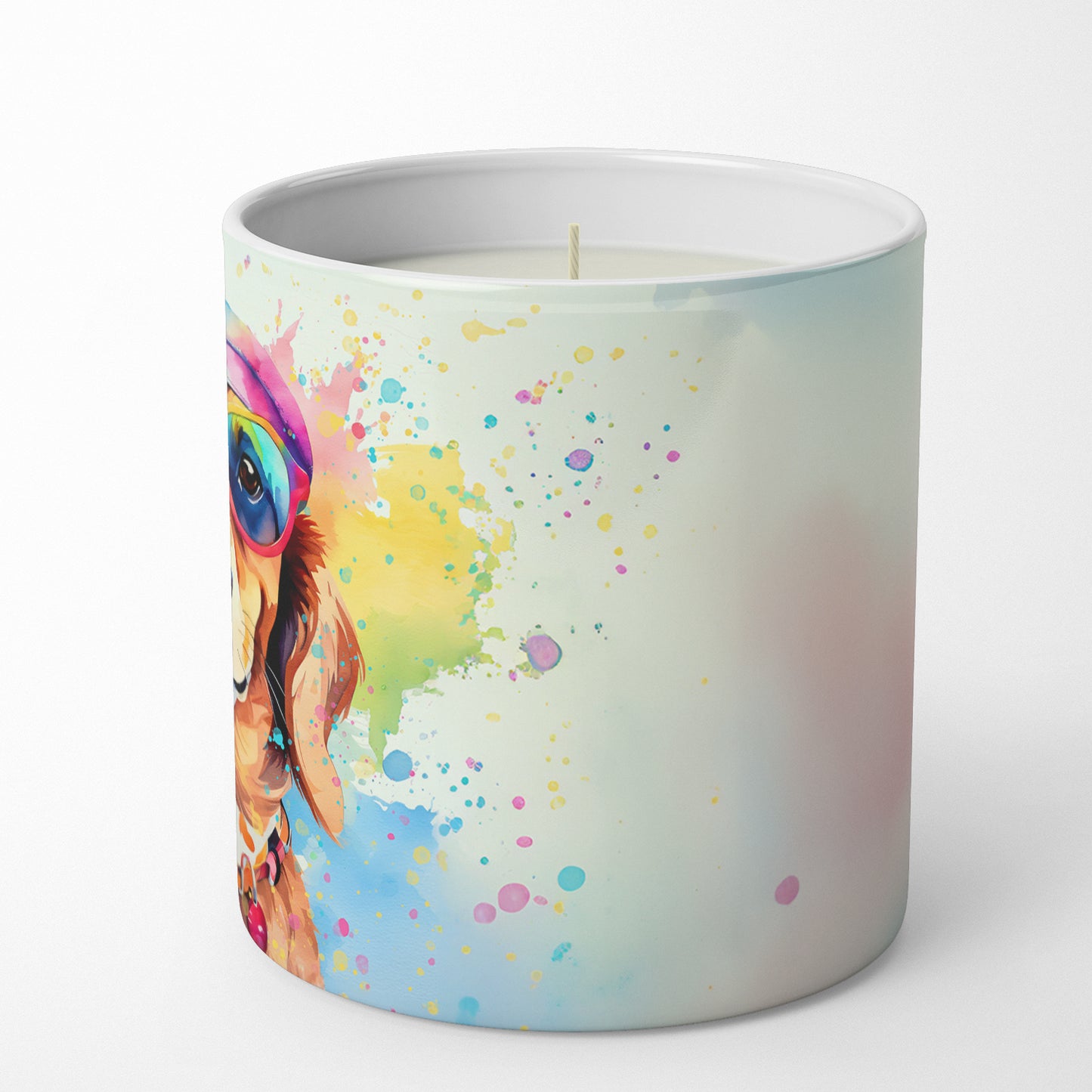 Dachshund Hippie Dawg Decorative Soy Candle