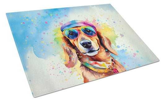 Buy this Dachshund Hippie Dawg Glass Cutting Board