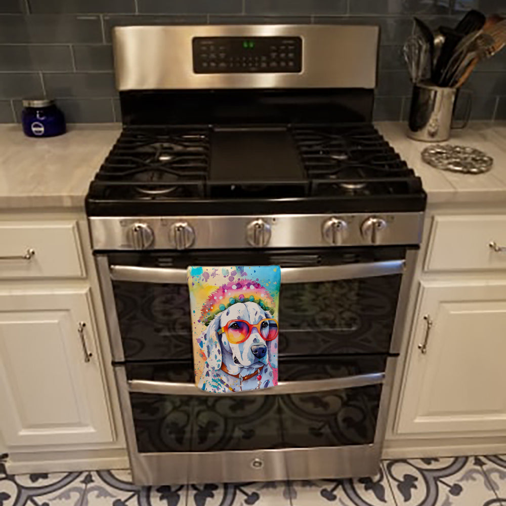 Dalmatian Hippie Dawg Kitchen Towel