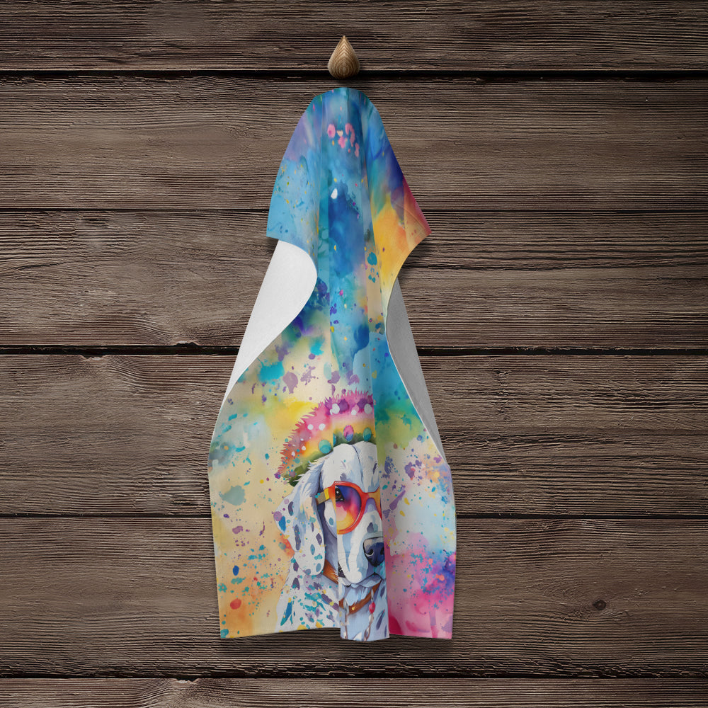 Dalmatian Hippie Dawg Kitchen Towel