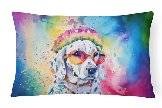 Buy this Dalmatian Hippie Dawg Throw Pillow