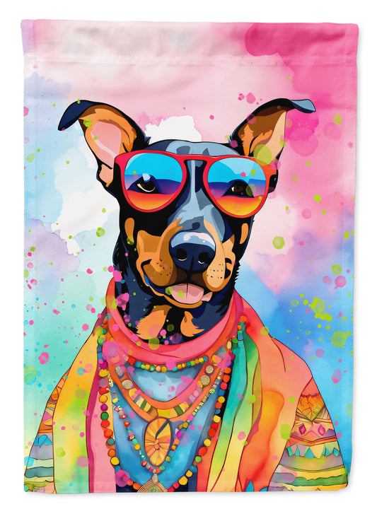 Buy this Doberman Pinscher Hippie Dawg House Flag