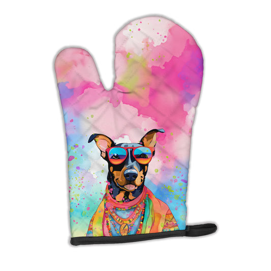 Buy this Doberman Pinscher Hippie Dawg Oven Mitt