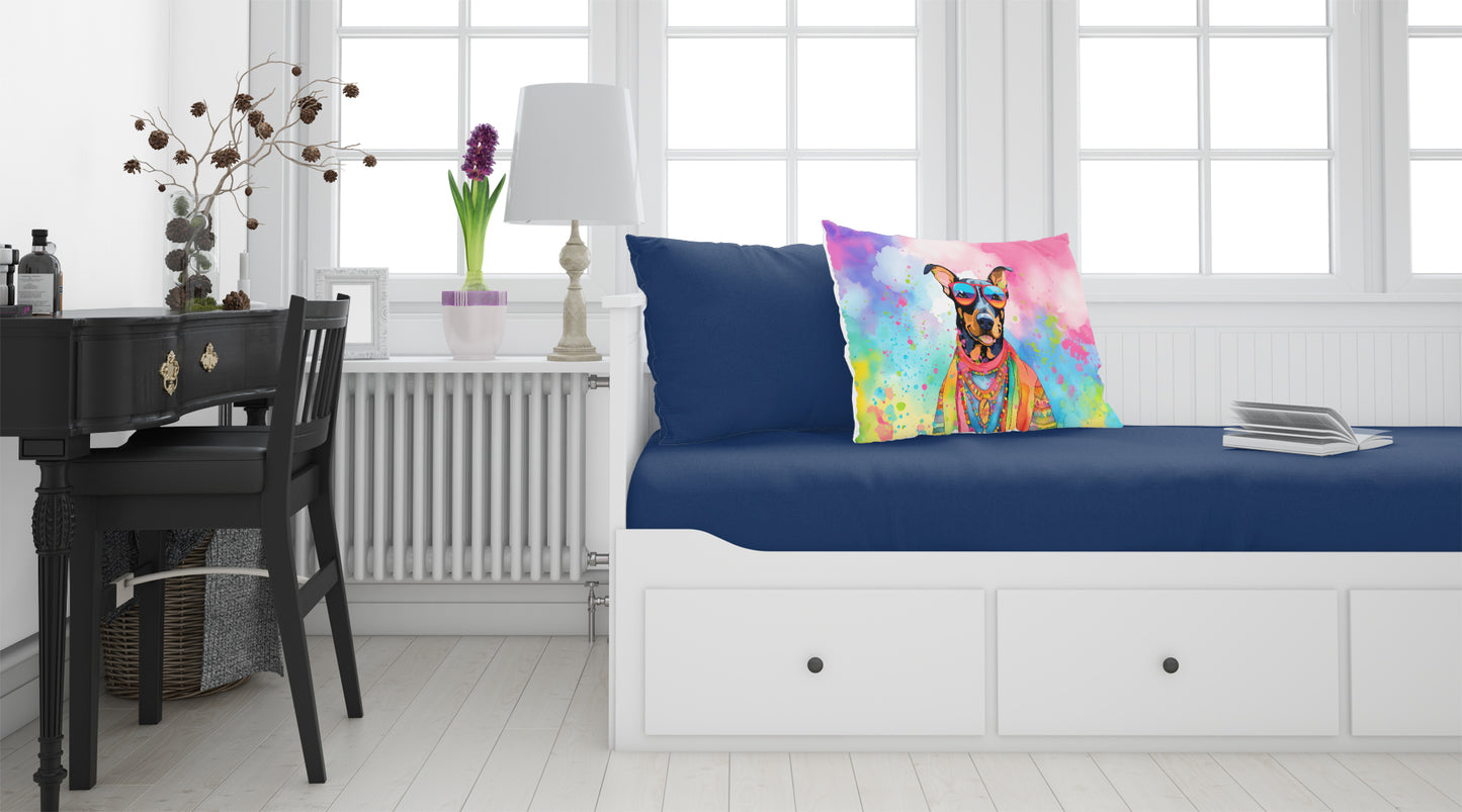 Doberman Pinscher Hippie Dawg Standard Pillowcase