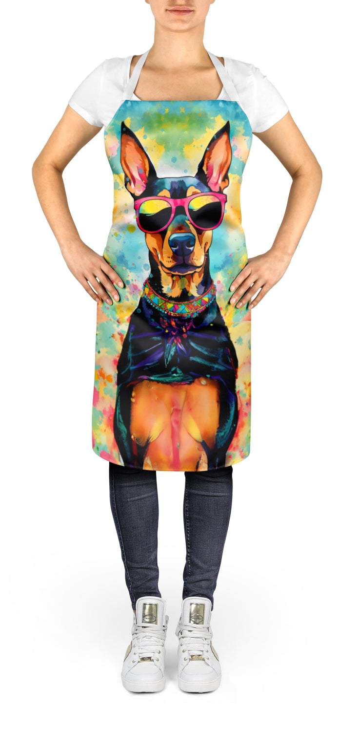 Doberman Pinscher Hippie Dawg Apron