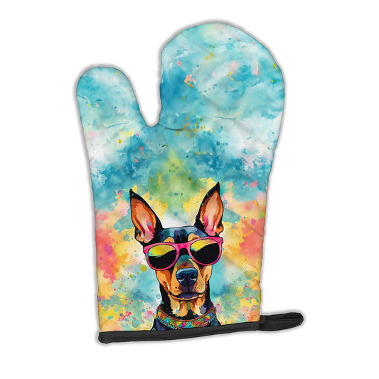 Buy this Doberman Pinscher Hippie Dawg Oven Mitt