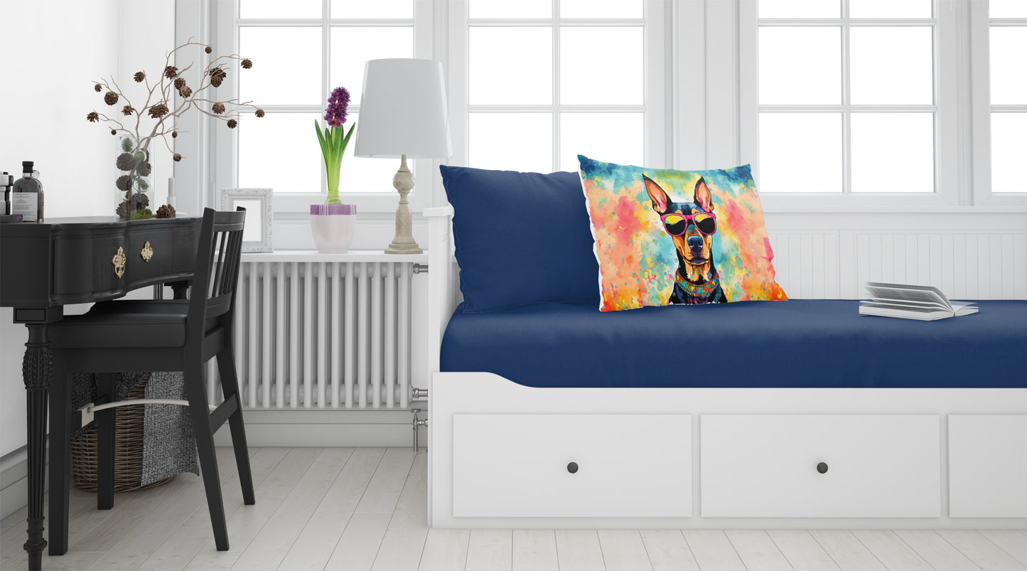 Doberman Pinscher Hippie Dawg Standard Pillowcase