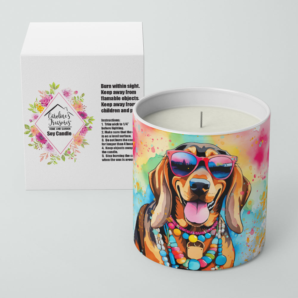 Doberman Pinscher Hippie Dawg Decorative Soy Candle