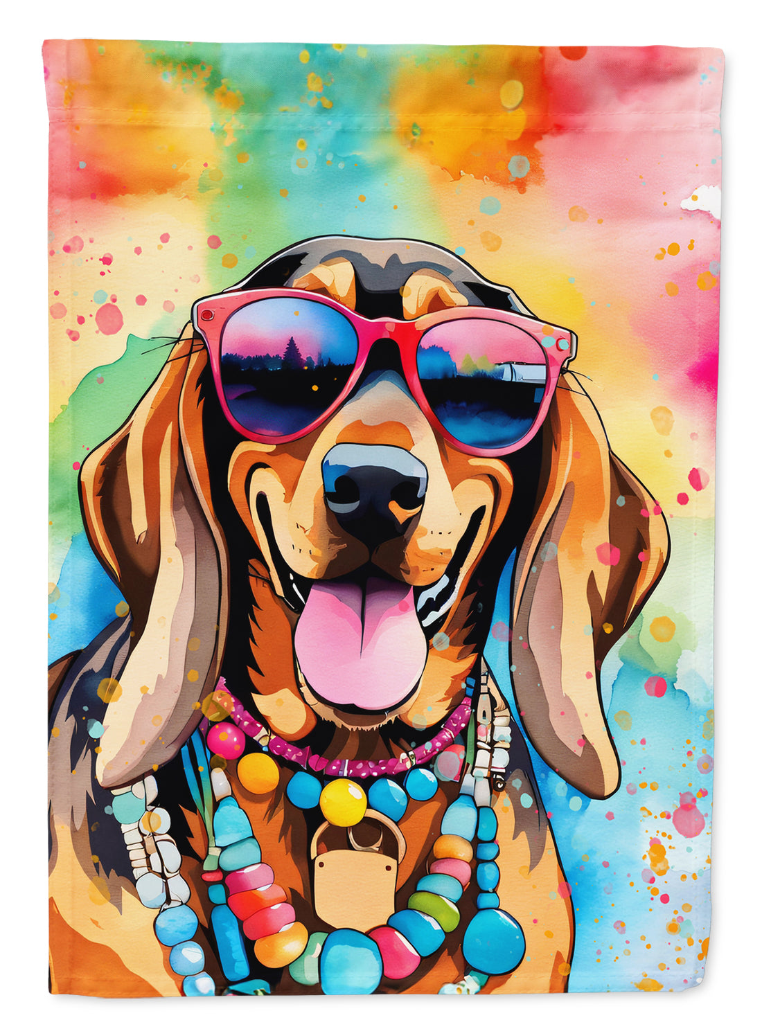 Buy this Doberman Pinscher Hippie Dawg House Flag