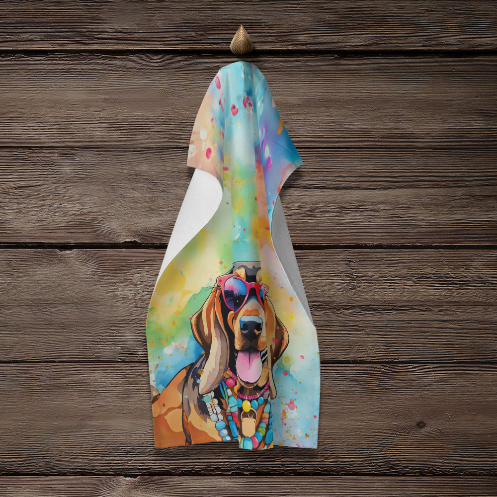 Doberman Pinscher Hippie Dawg Kitchen Towel