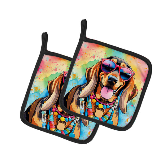 Buy this Doberman Pinscher Hippie Dawg Pair of Pot Holders