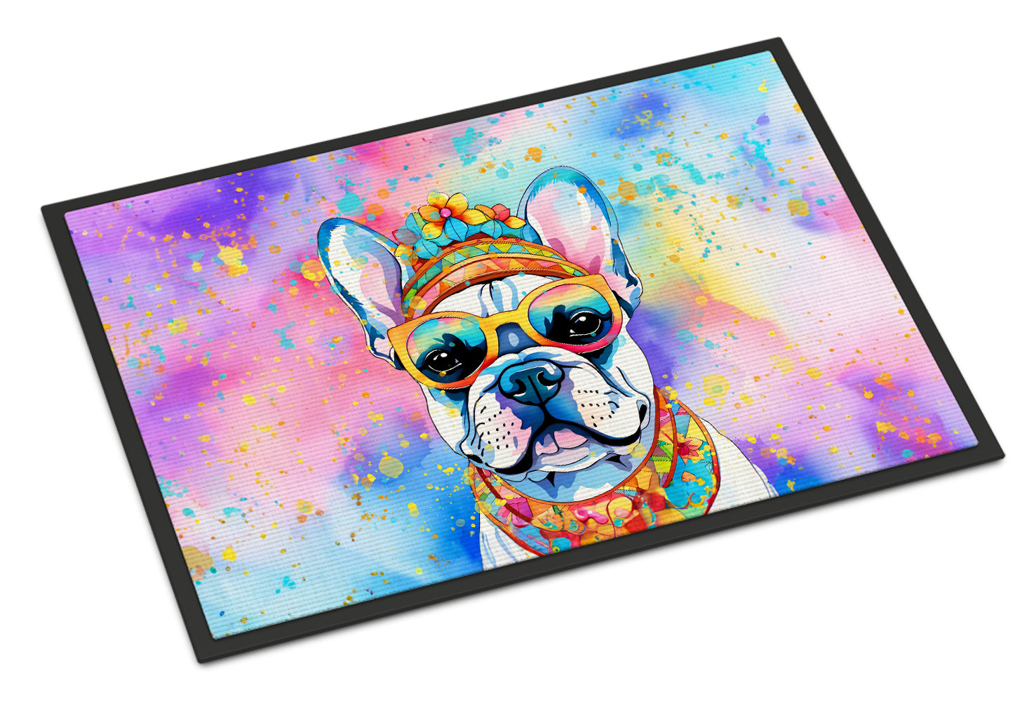 Buy this French Bulldog Hippie Dawg Doormat