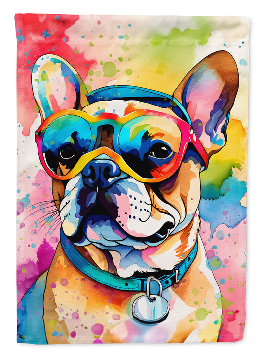 Buy this French Bulldog Hippie Dawg House Flag