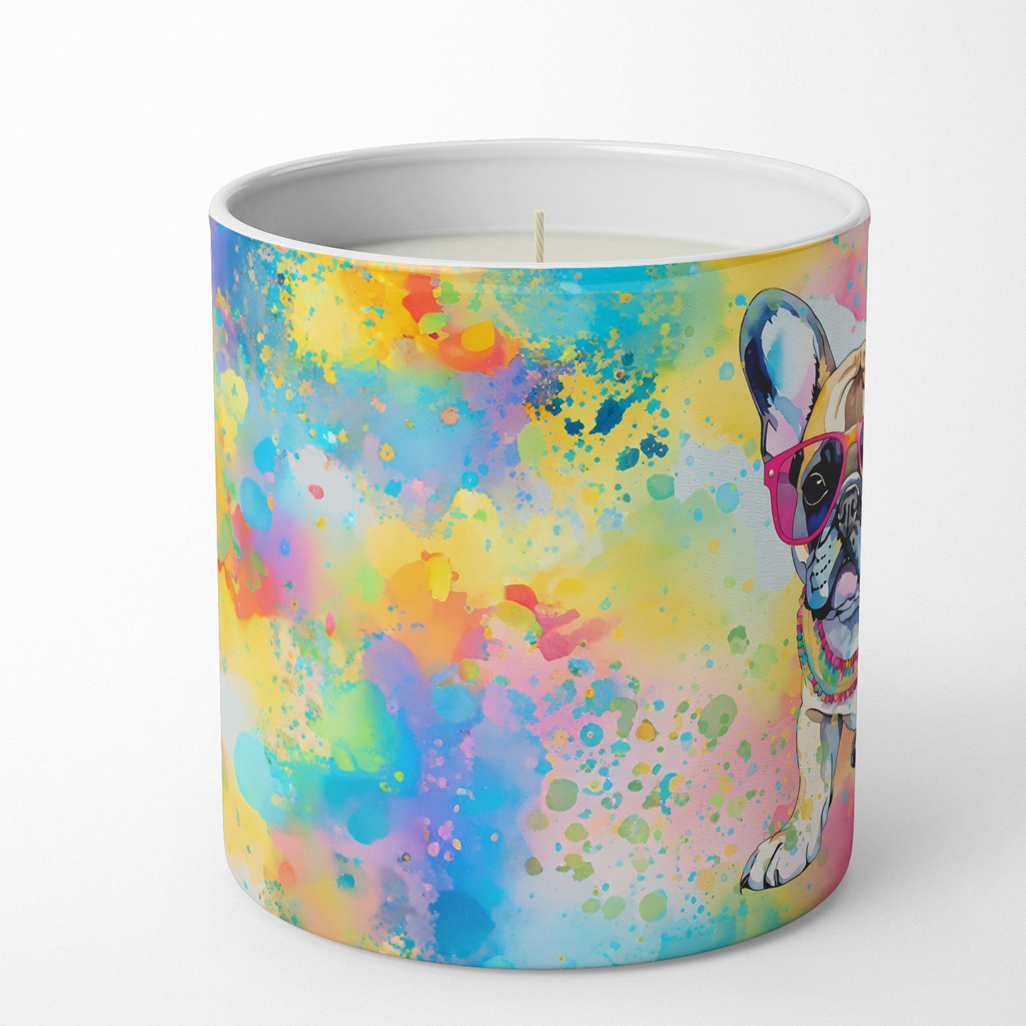 Buy this French Bulldog Hippie Dawg Decorative Soy Candle