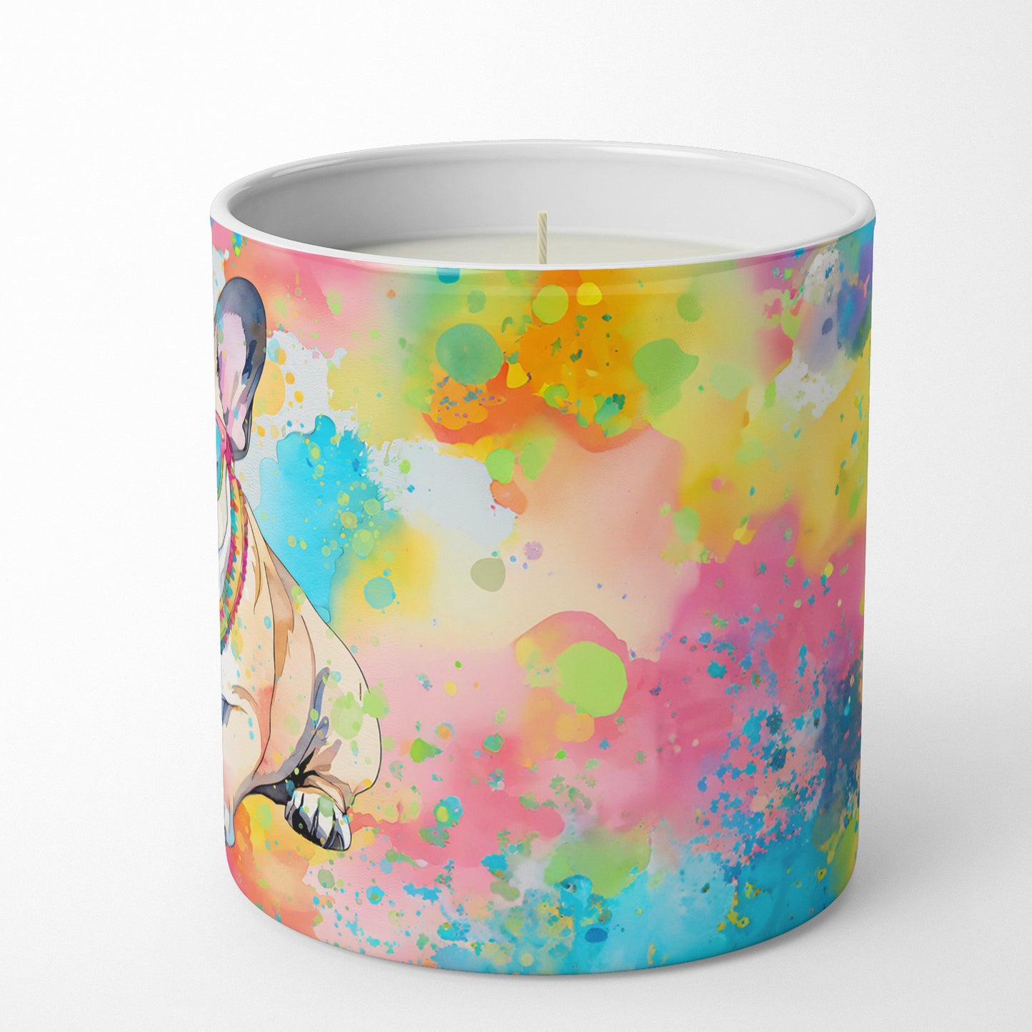 French Bulldog Hippie Dawg Decorative Soy Candle