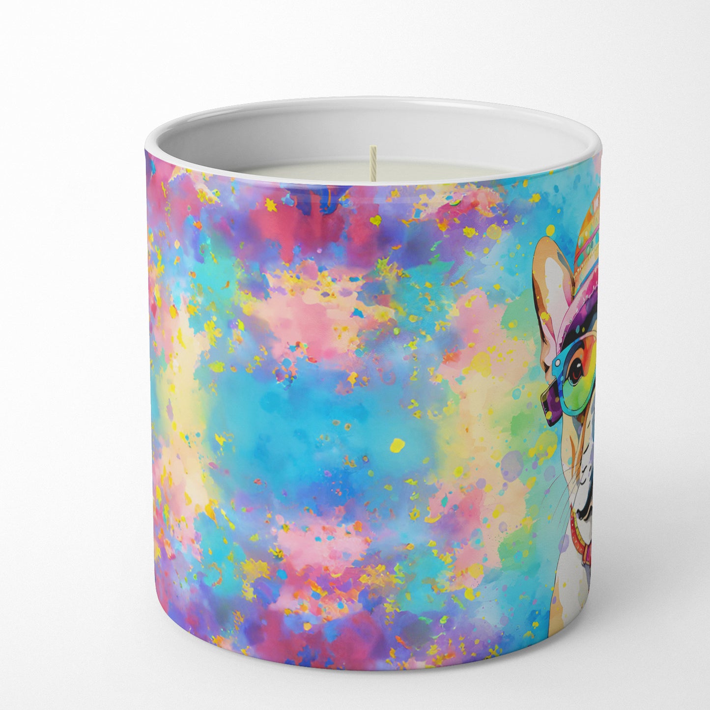 Buy this French Bulldog Hippie Dawg Decorative Soy Candle